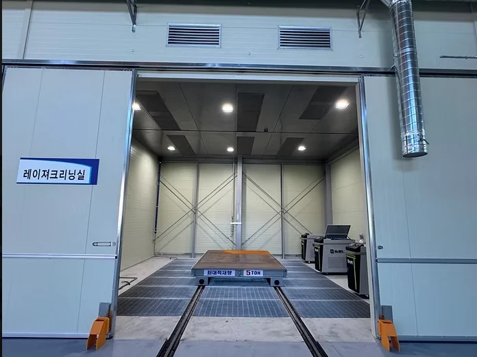 M사 레이저크리닝 부스