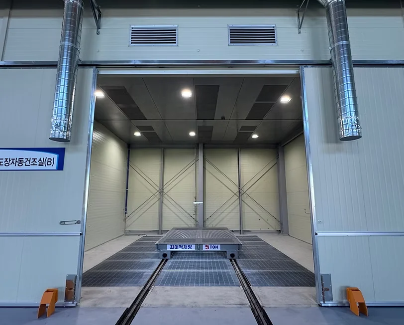 M사  실내 항온항습 도장부스